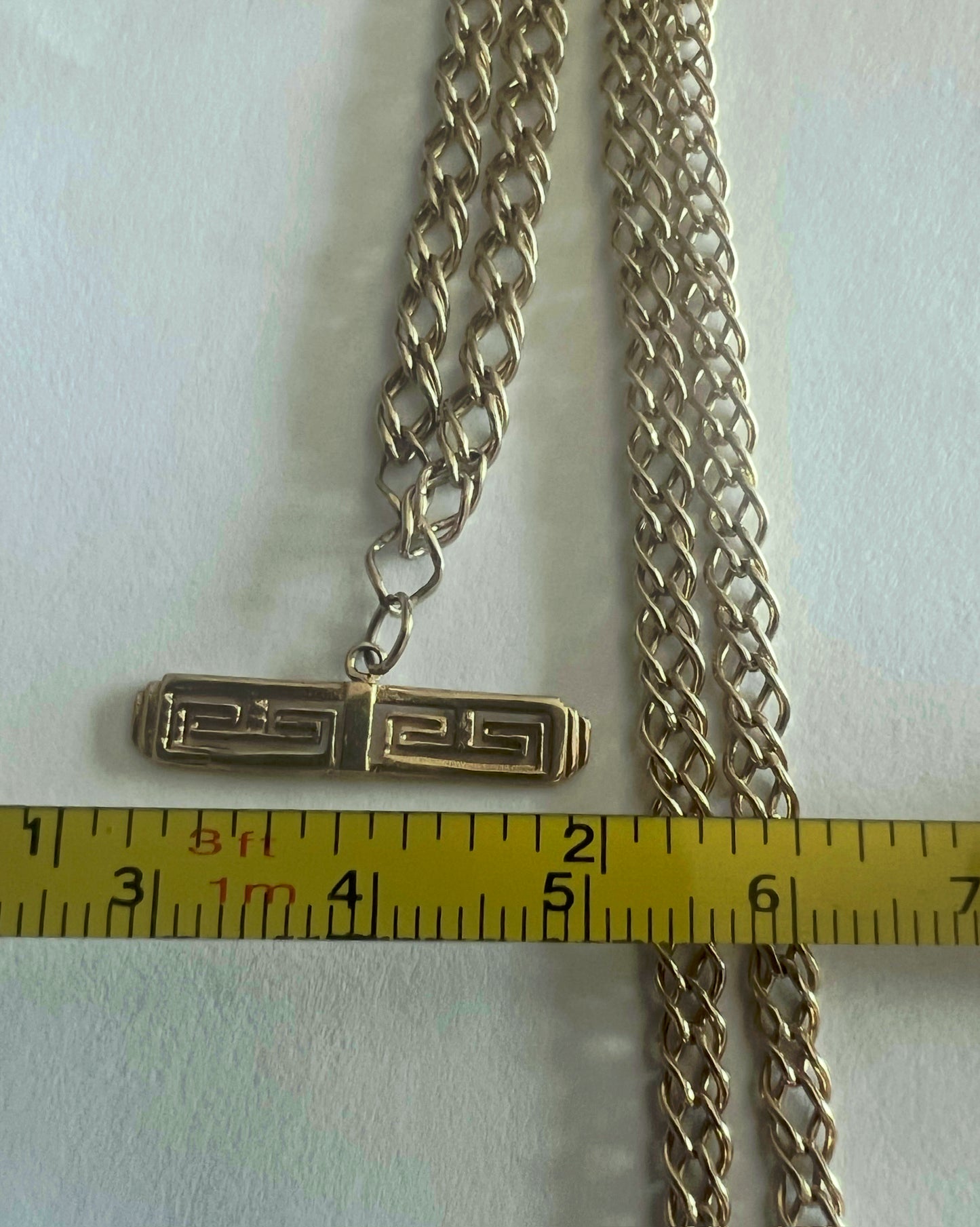 Quality 9ct Yellow Gold Woven Chain & Pendant Set - 4.51 Grams