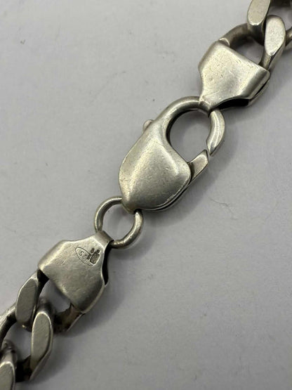 Quality 925 Sterling Silver Curb Bracelet • 9 Inch • 33.79 Grams