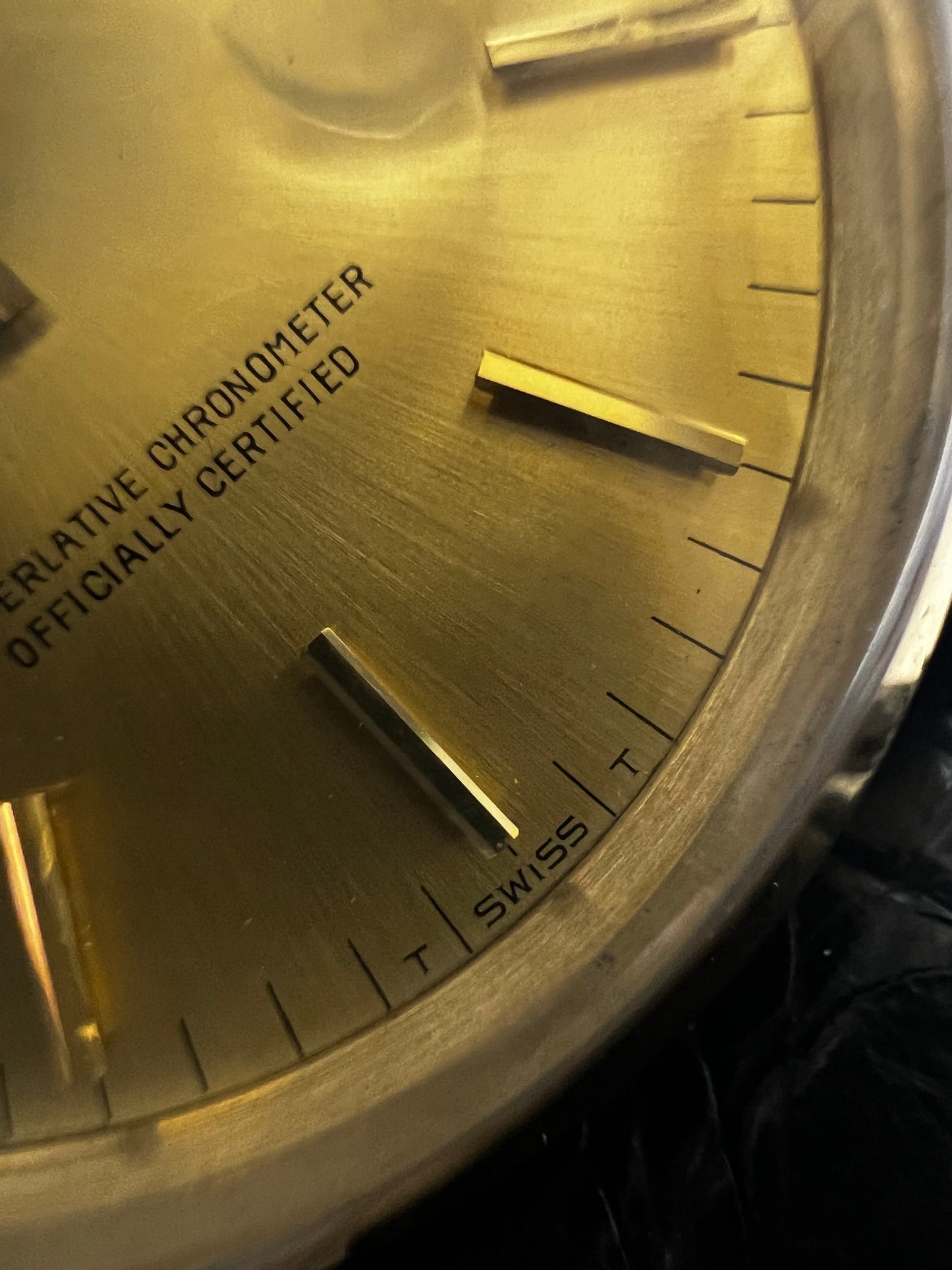 Rolex 60’s Date - Solid Gold - Champagne Double Signed Dial - 34mm