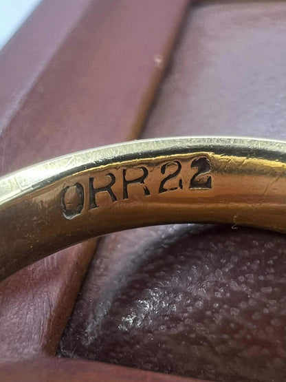 Vintage 22ct Yellow Gold Wedding Band • 4.22 Grams • Size - I½