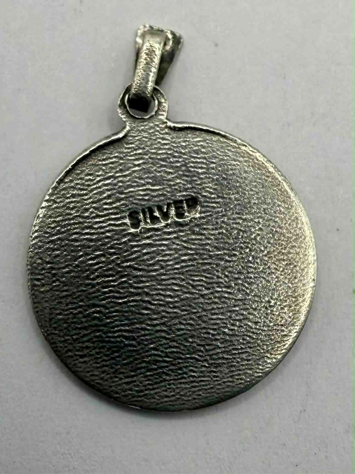 Quality 925 Sterling Silver St Christopher Pendant • 3.10 Grams