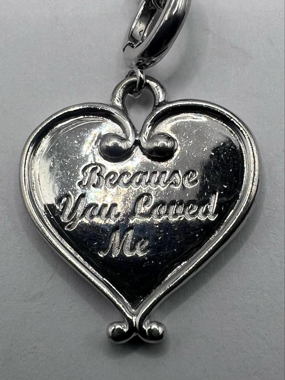 Quality 925 Sterling Silver Heart Pendant & Chain Set - 10.18 Grams