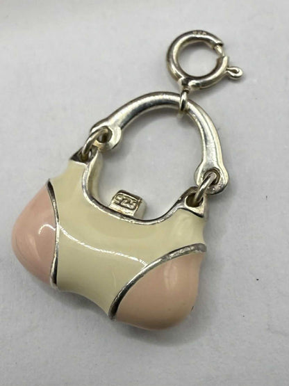 Quality 925 Sterling Silver Hand Bag Charm • 5.73 Grams
