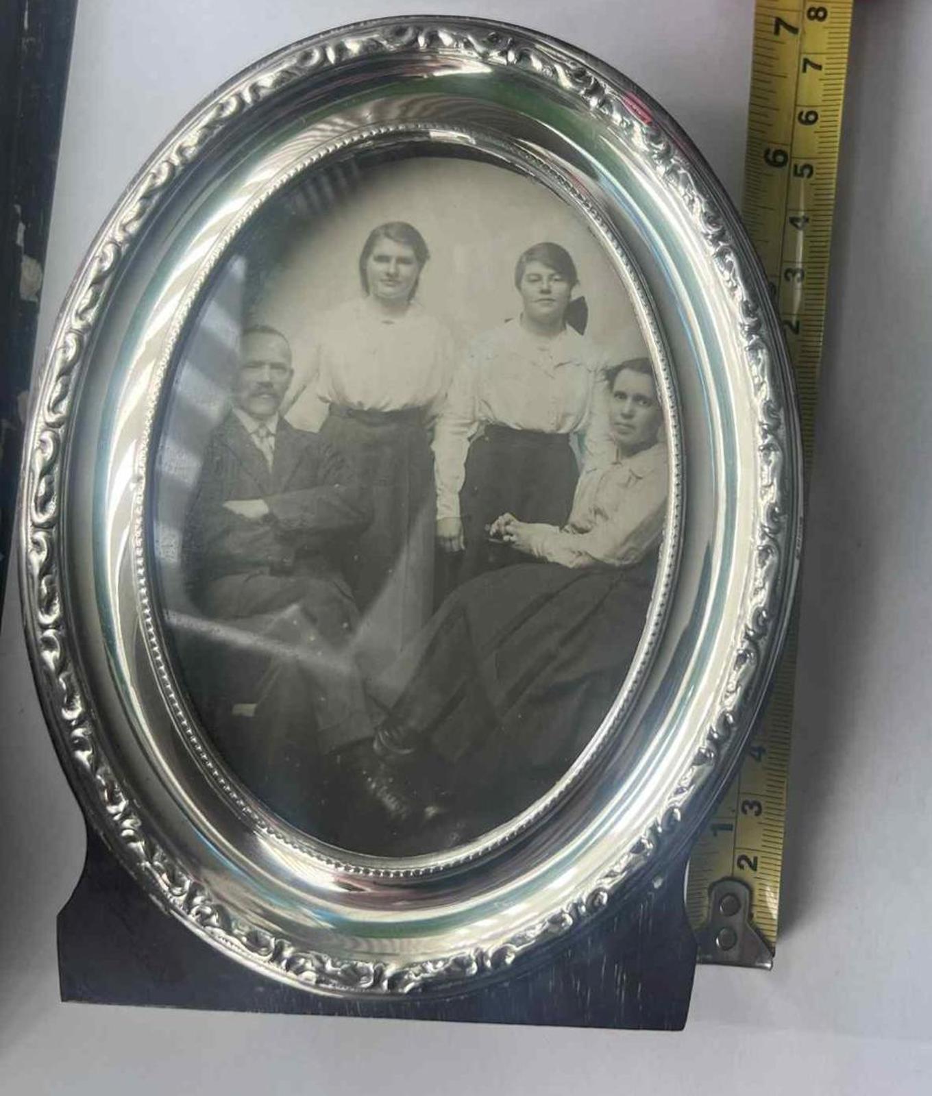 Quality Silver Trimmed Wooden Frame & Hidden Gospel Of Saint John