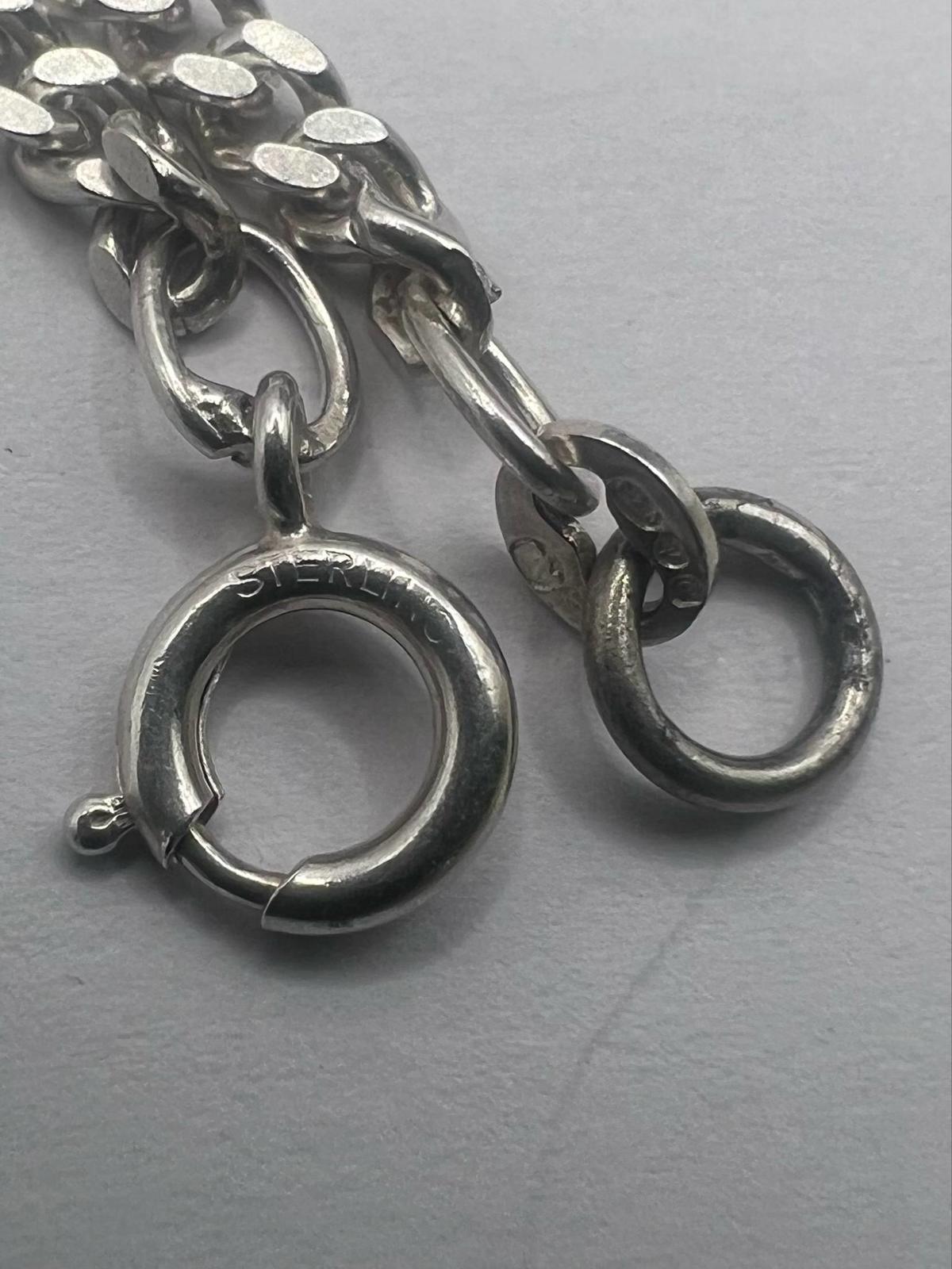 Quality 925 Sterling Silver Curb Chain - 22.23 Grams - 28"