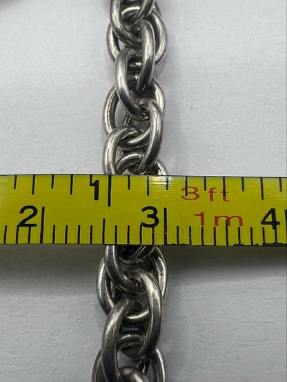 Vintage 925 Sterling Silver Fancy Link Bracelet - 15.24 Grams - 8"
