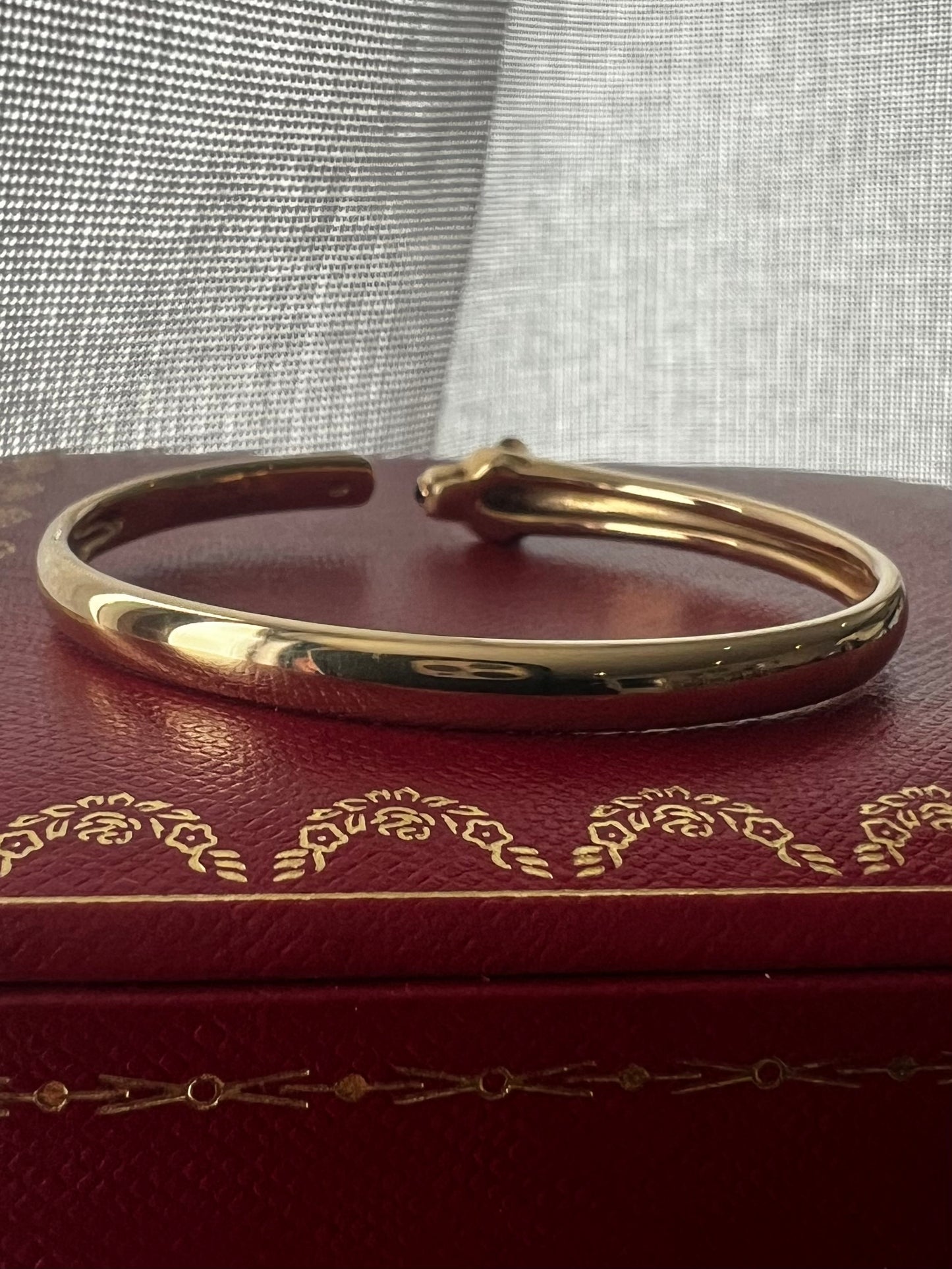 18ct Yellow Gold Panthère De Cartier Bracelet ~ 18.92 Grams ~ Size - 15