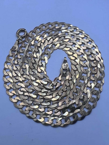 Quality 9ct Yellow Gold Curb Chain - 7.75 Grams - 20 Inch