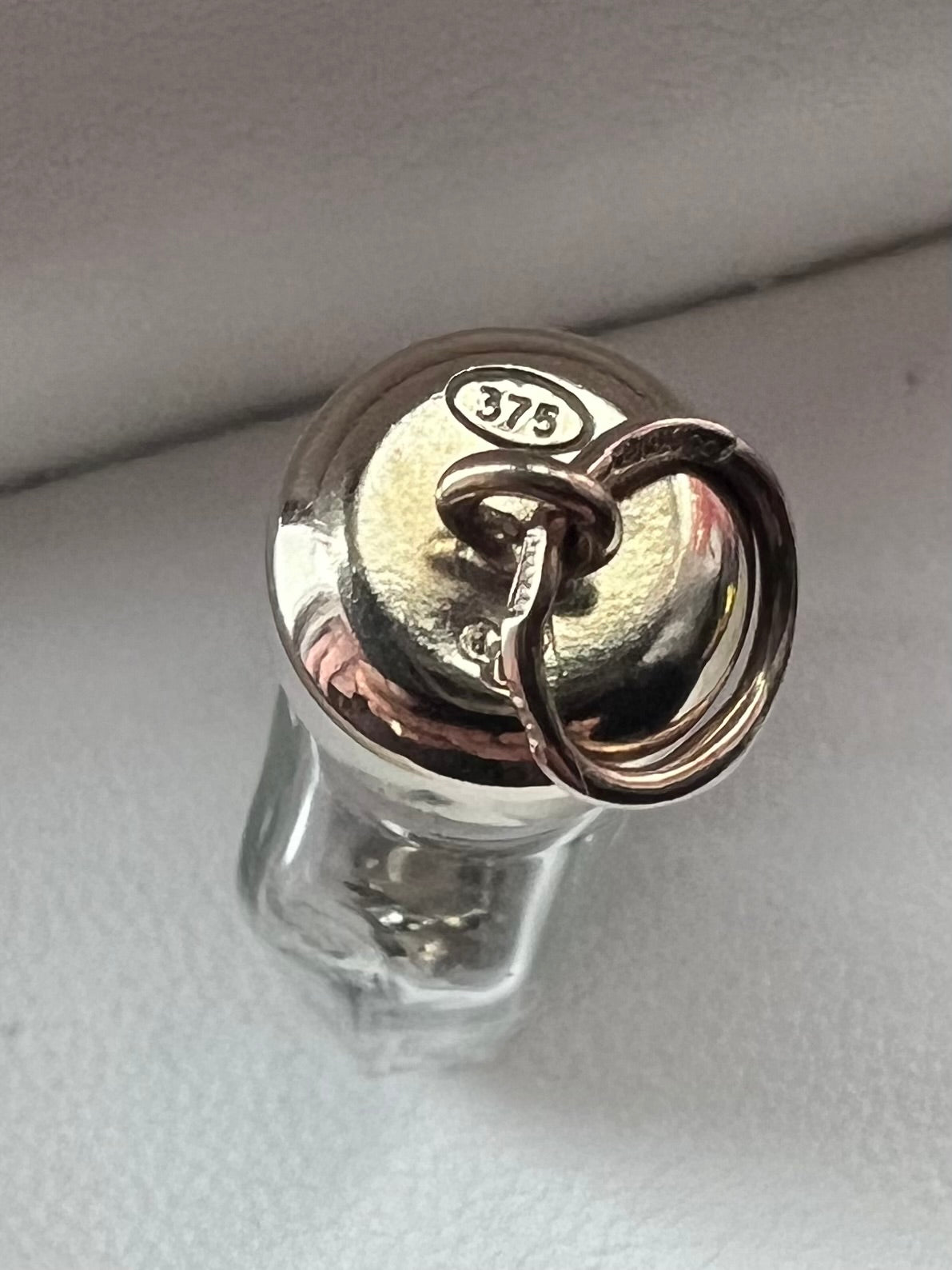 Unique 9ct Yellow Gold In A Bottle Pendant - 3.13 Grams