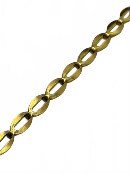 Unique 9ct Yellow Gold Italian Necklace  - 16 Inch - 7.46 Grams