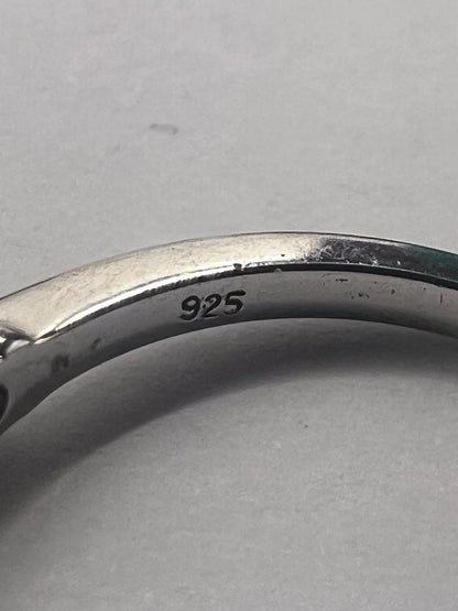 Quality 925 Sterling Silver 5 Stone Set Ring • 3.12 Grams • Size - R
