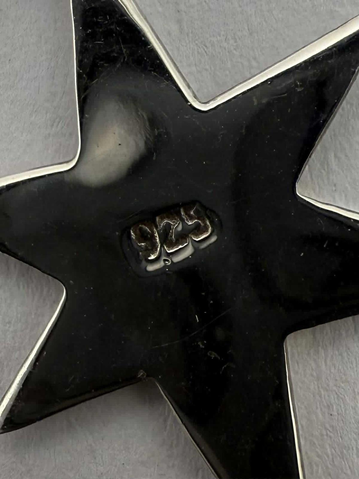 Quality 925 Sterling Silver Star Pendant • 1.57 Grams