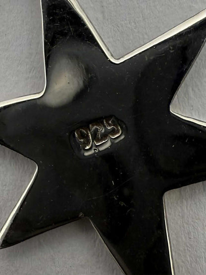 Quality 925 Sterling Silver Star Pendant • 1.57 Grams