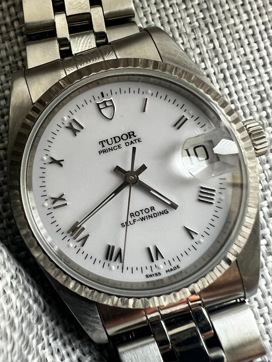 Tudor Prince Date Roman Numerals 2012 Stainless Steel Men’s Watch - 34mm