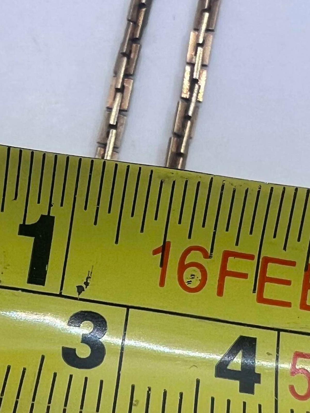 Unique Link 9ct Yellow Gold Chaim - 6.54 Grams - 18 Inch