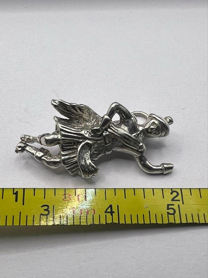 Quality 925 Sterling Silver Scottish Man Charm - 5.08 Grams