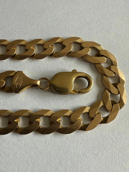 Quality 9ct Yellow Gold Curb Chain - 23 Inch - 44.51 Grams