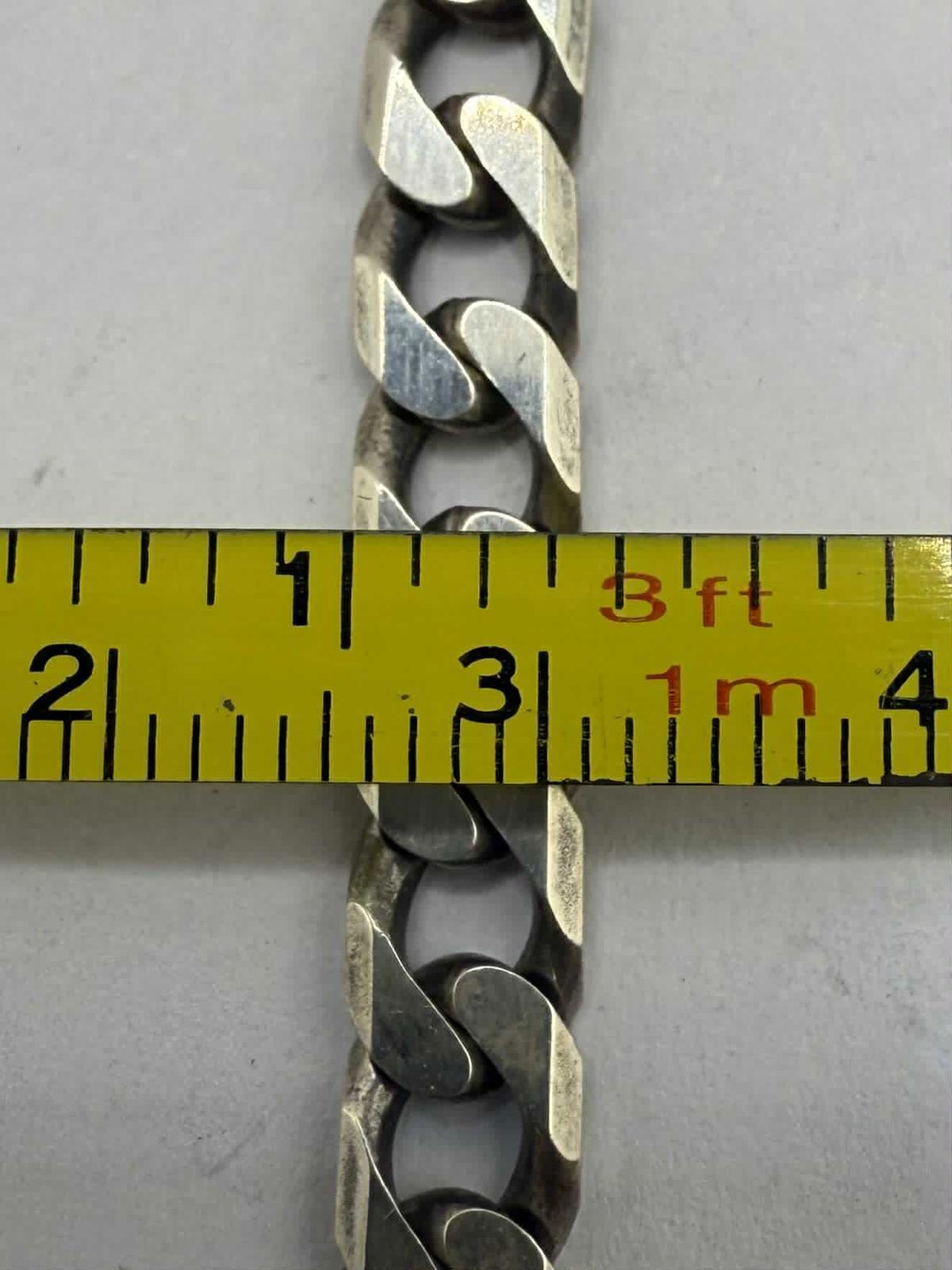 Quality 925 Sterling Silver Curb Chain • 20 Inch • 32.46 Grams