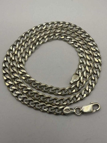 Quality 925 Sterling Silver Curb Chain - 16.28 Grams - 17.5"