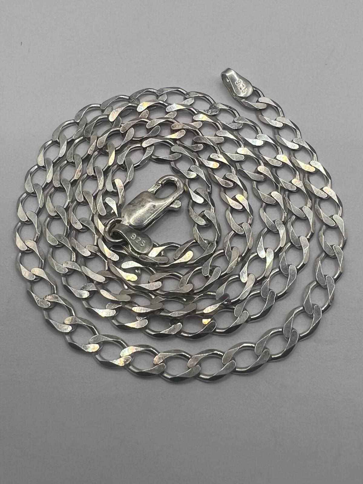 Quality 925 Sterling Silver Curb Chain - 6.63 Grams - 18"