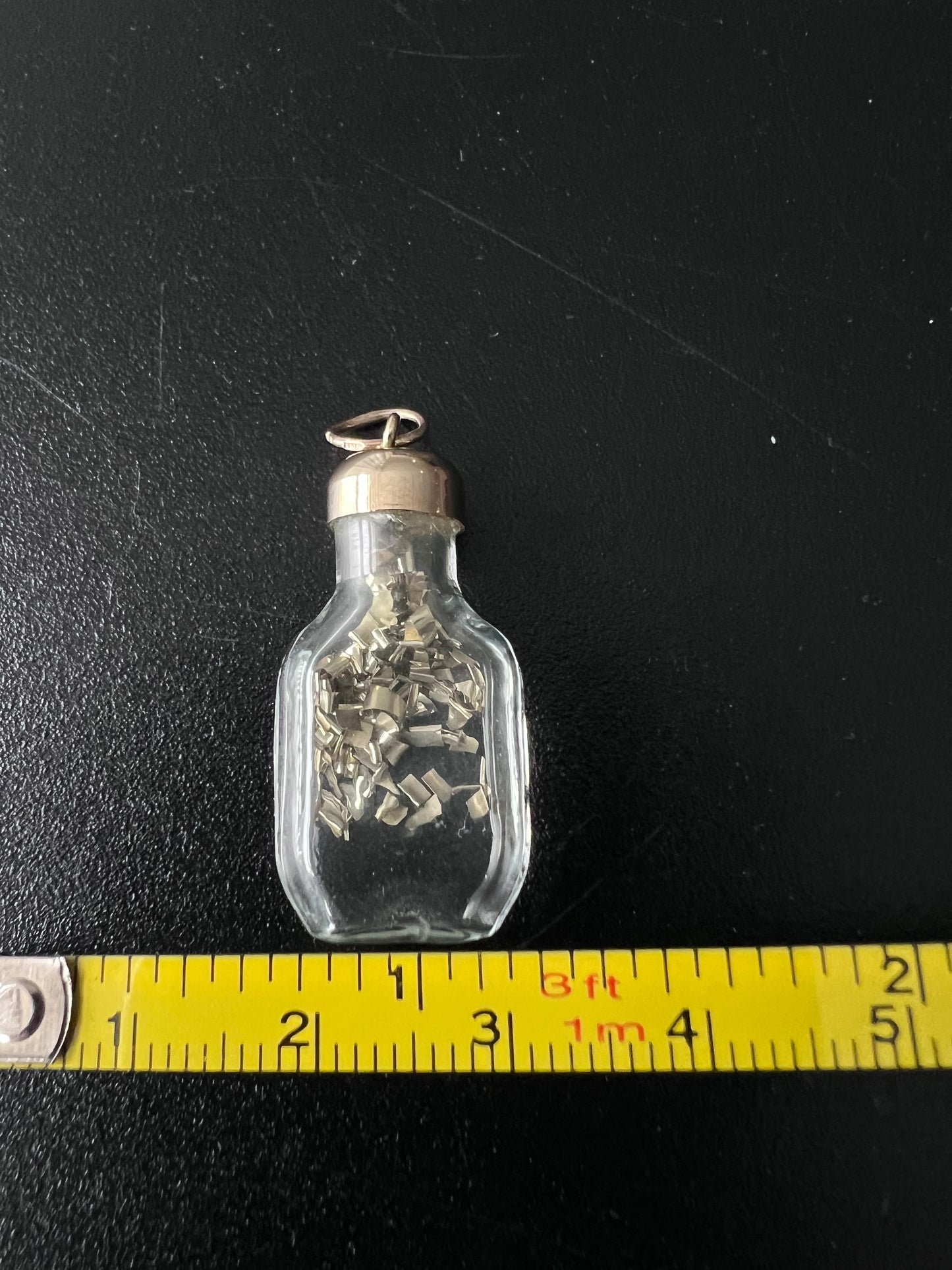 Unique 9ct Yellow Gold In A Bottle Pendant - 3.13 Grams