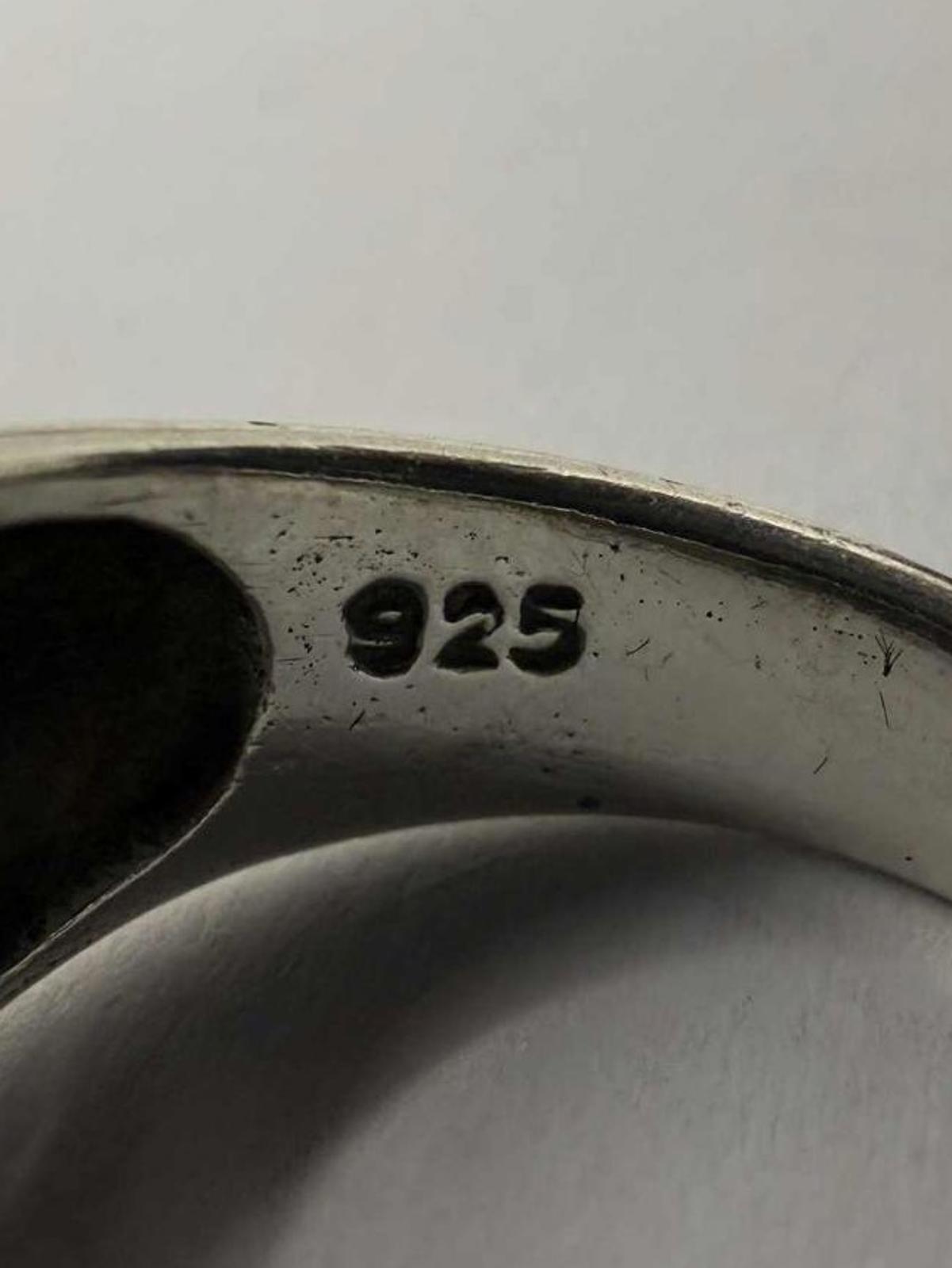 Quality 925 Sterling Silver Heart Ring • Size - P • 3.61 Grams