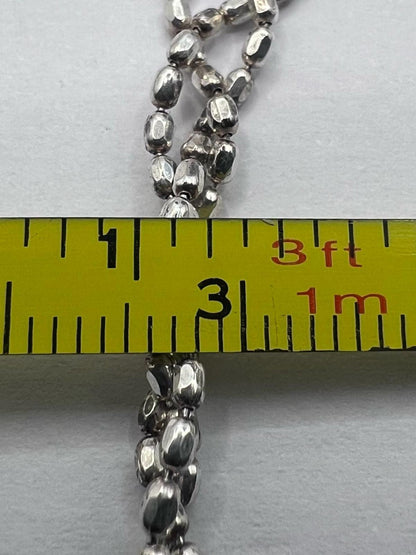 Quality 925 Sterling Silver Fancy Link Bracelet  - 4.66 Grams - 7 Inch