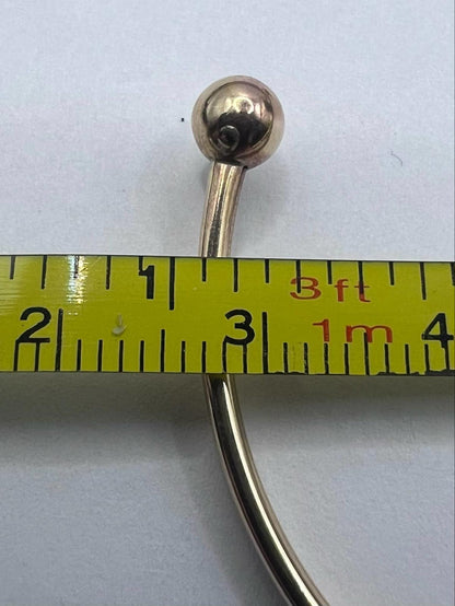 Vintage 9ct Yellow Gold Torque Bracelet • 2.65 Grams