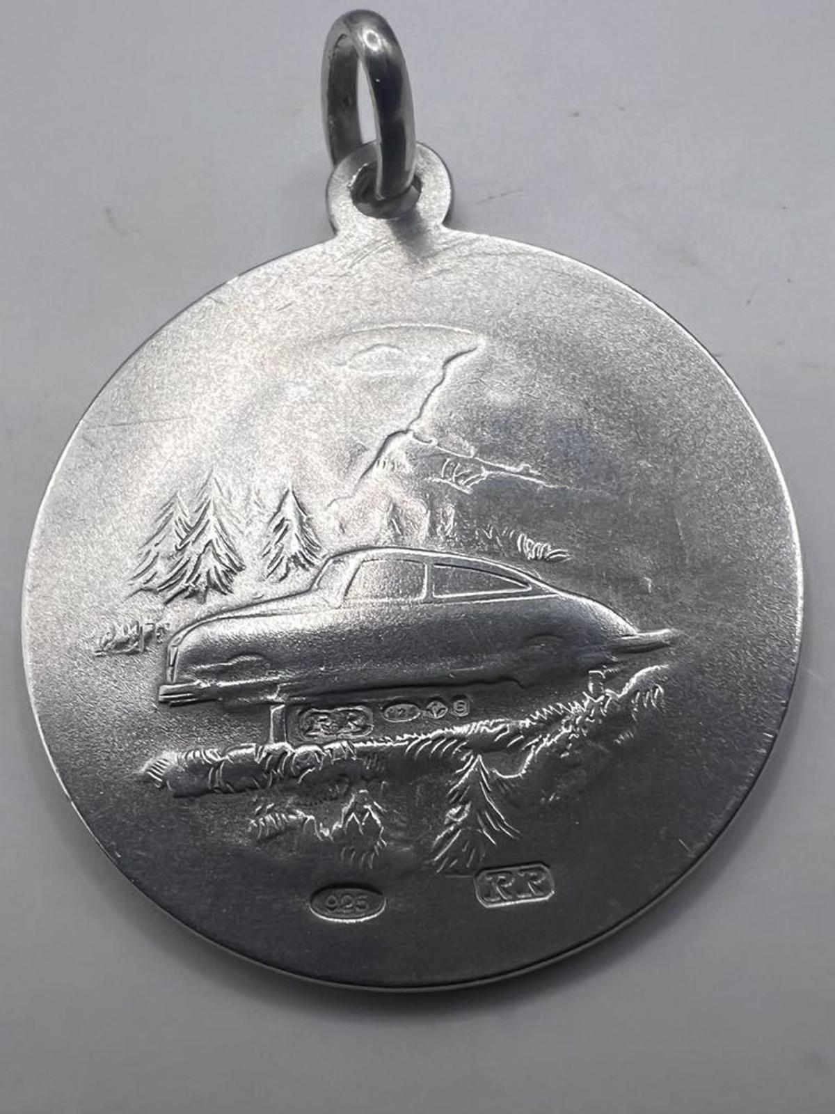 Quality 925 Sterling Silver Robert Roberts St Christopher Pendant - 8.67 Grams