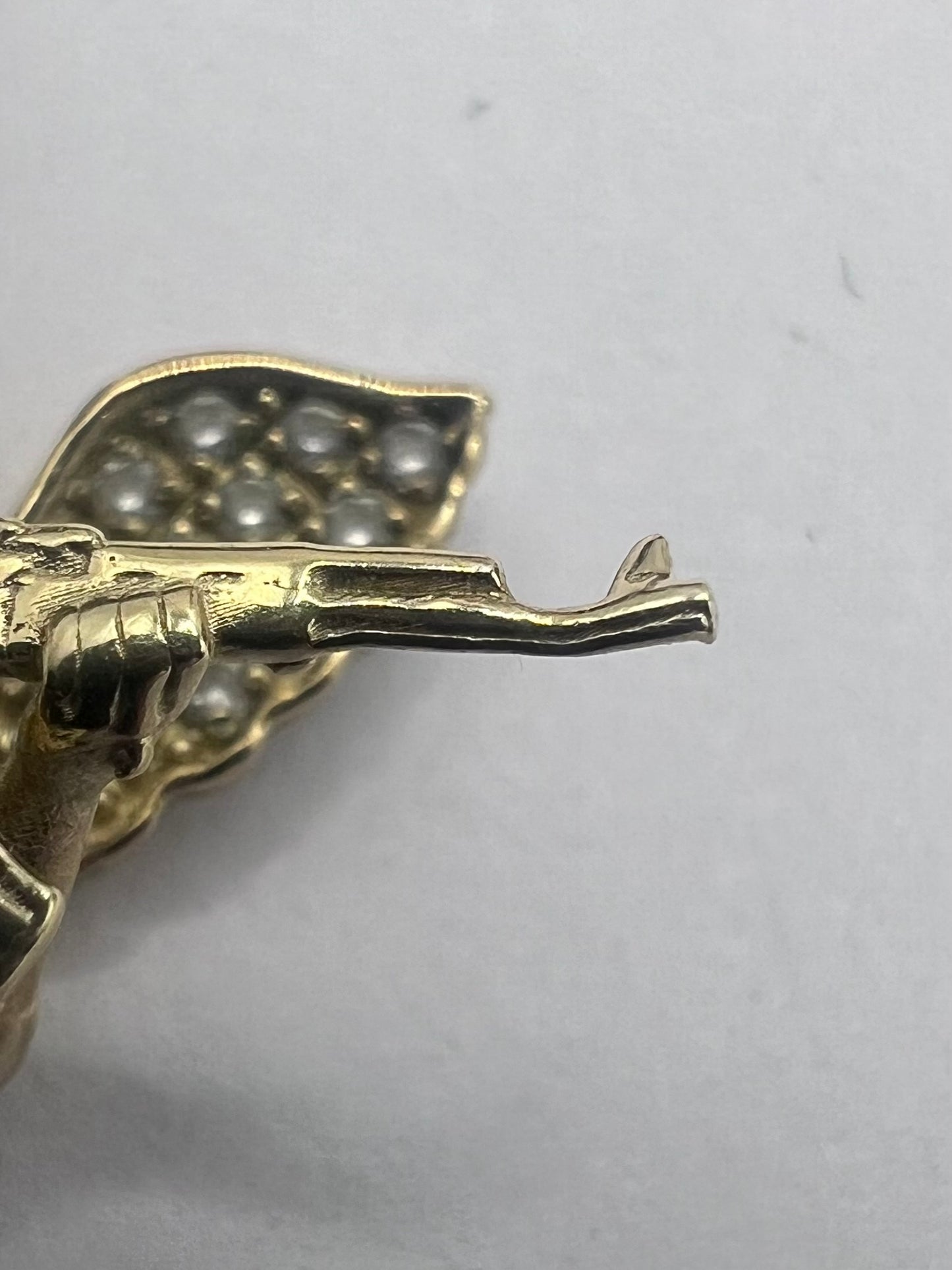 Quality 9ct Yellow Gold Cherub Pendant • 4.99 Grams