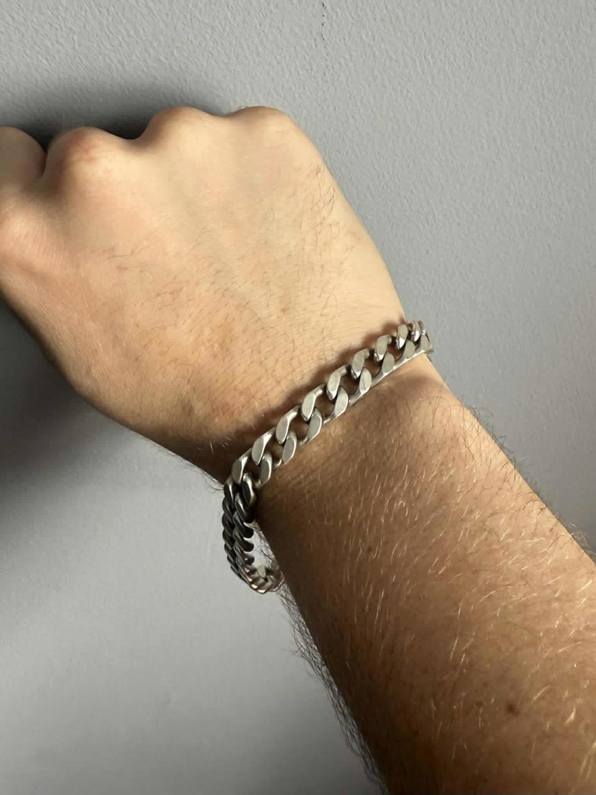 Quality 925 Sterling Silver Curb Bracelet • 9 Inch • 33.79 Grams