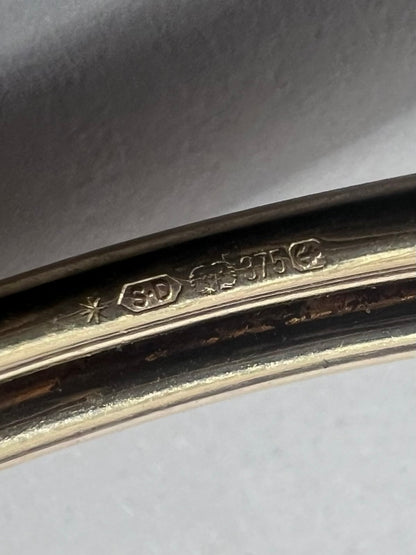 Quality 9ct Yellow Gold Torque Bangle • 3.57 Grams