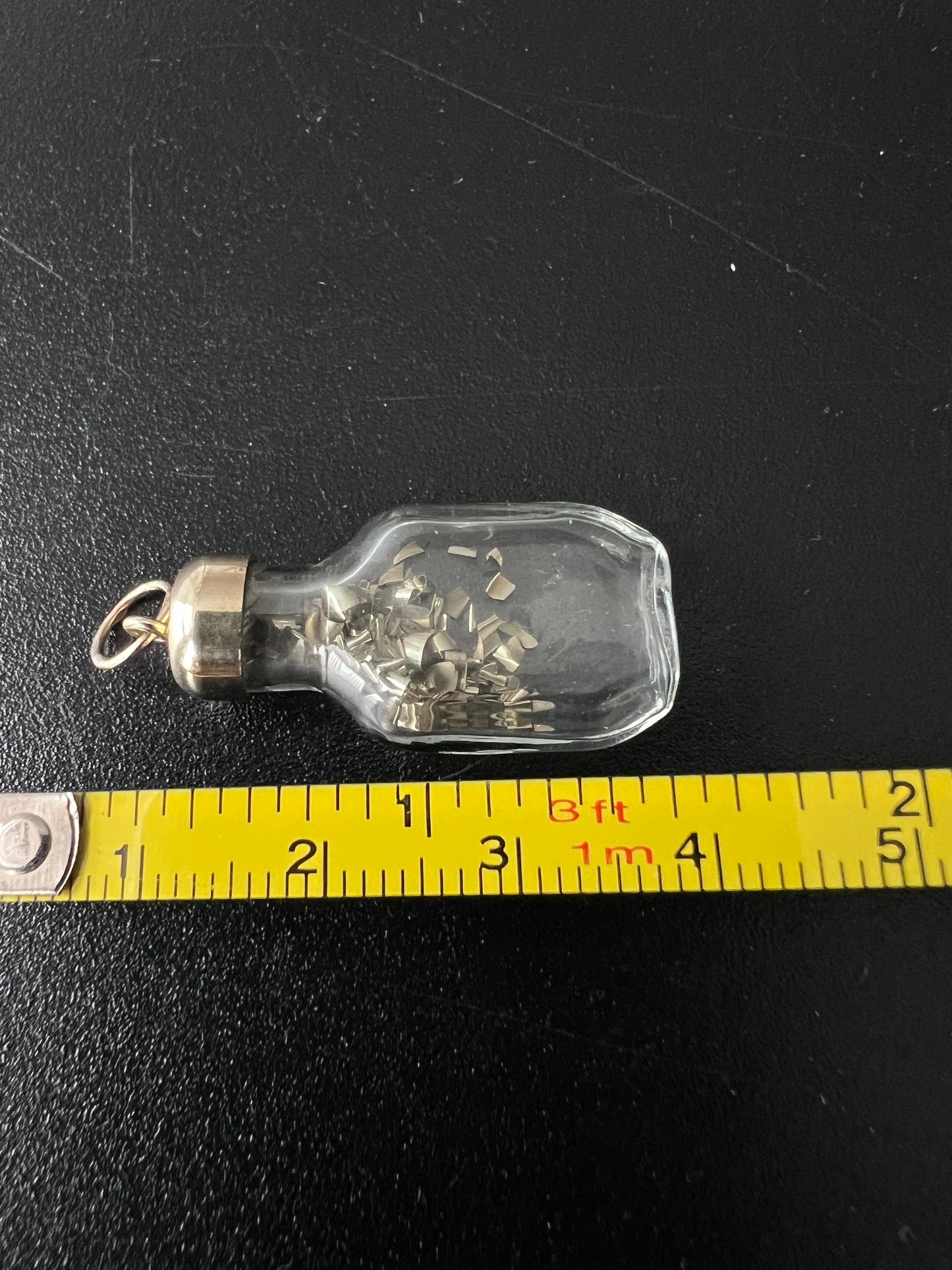 Unique 9ct Yellow Gold In A Bottle Pendant - 3.13 Grams