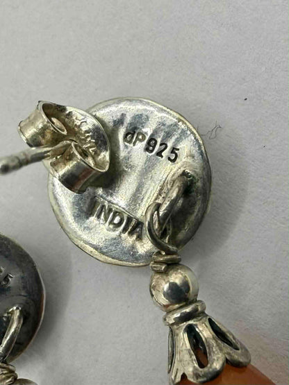 Quality 925 Sterling Silver India Dangle Earrings • 9.50 Grams