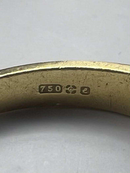 Quality 18ct Yellow Gold 0.42ct Diamond Set Ring • 3.71 Grams • Size - P