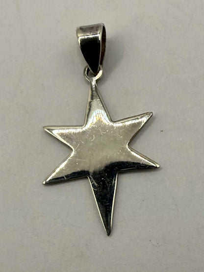 Quality 925 Sterling Silver Star Pendant • 1.57 Grams