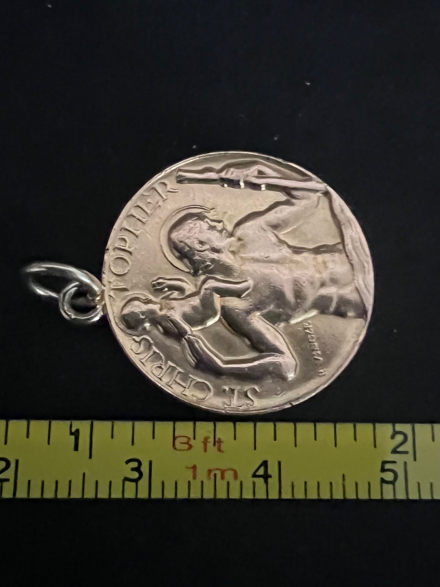 Paul Vincze 9ct Rose Gold St Christopher - 5.10 Grams - 22mm