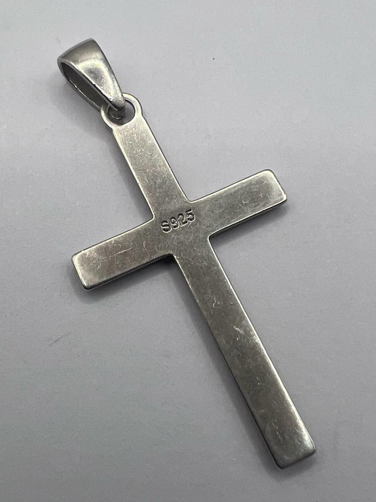 Quality 925 Sterling Silver Cross Pendant - 4.67 Grams