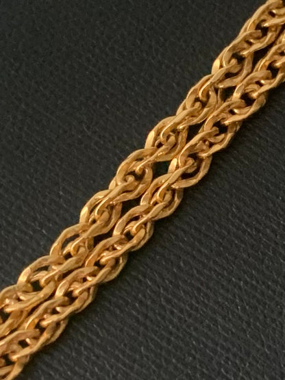 Vintage 18ct Italian Unique Link Bracelet ~ 2.95 Grams ~ 7.5”
