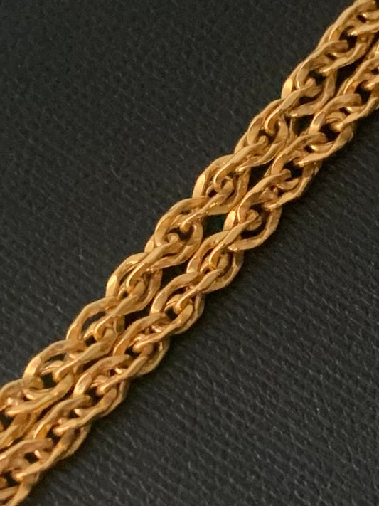 Vintage 18ct Italian Unique Link Bracelet ~ 2.95 Grams ~ 7.5”