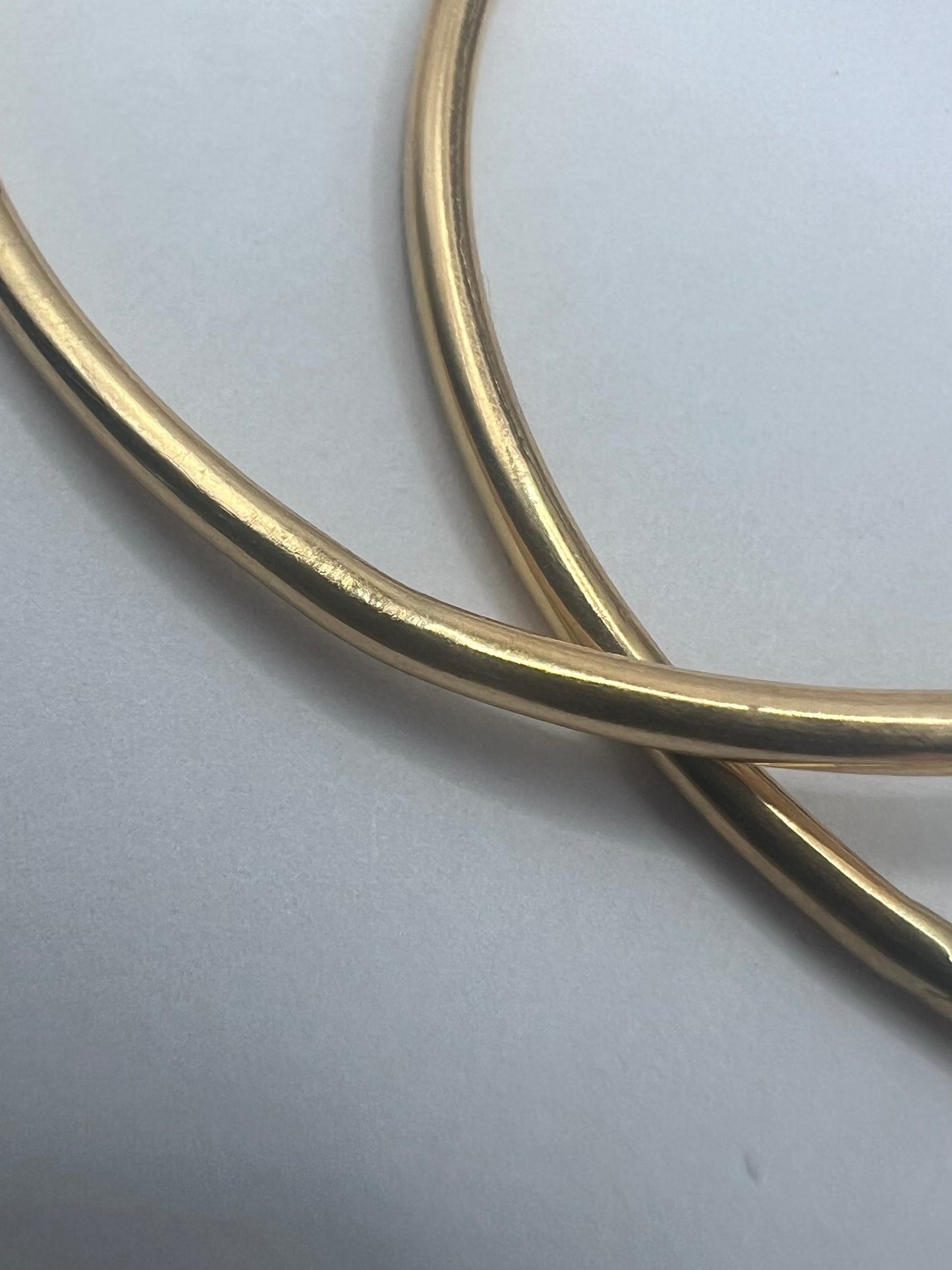 Italian 18ct Yellow Gold Hoop Earrings • 11.61 Grams