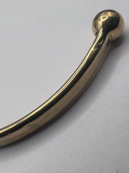 Quality 9ct Yellow Gold Torque Bangle • 3.57 Grams