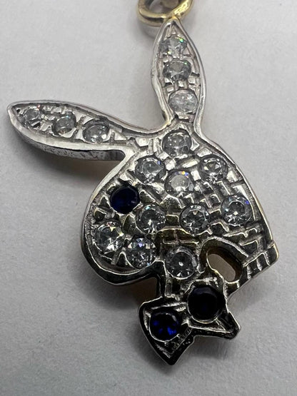 Quality 9ct Yellow Gold Playboy Bunny Pendant • 2.12 Grams