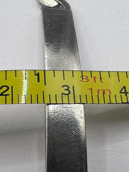 Vintage 925 Sterling Silver Curb Identity Bracelet - 15.91 Grams - 8"