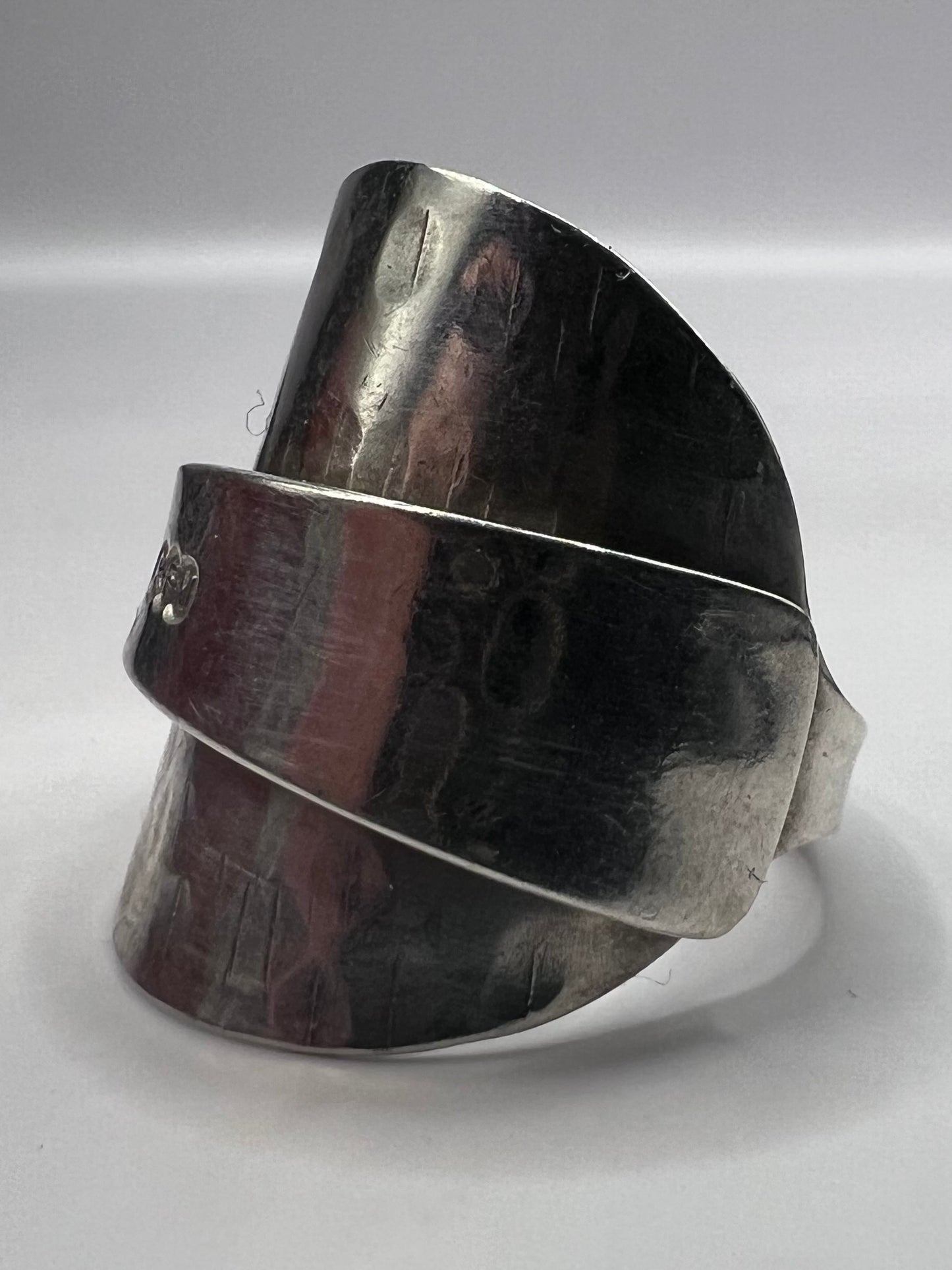 Unique 925 Sterling Silver Spoon Ring  - R