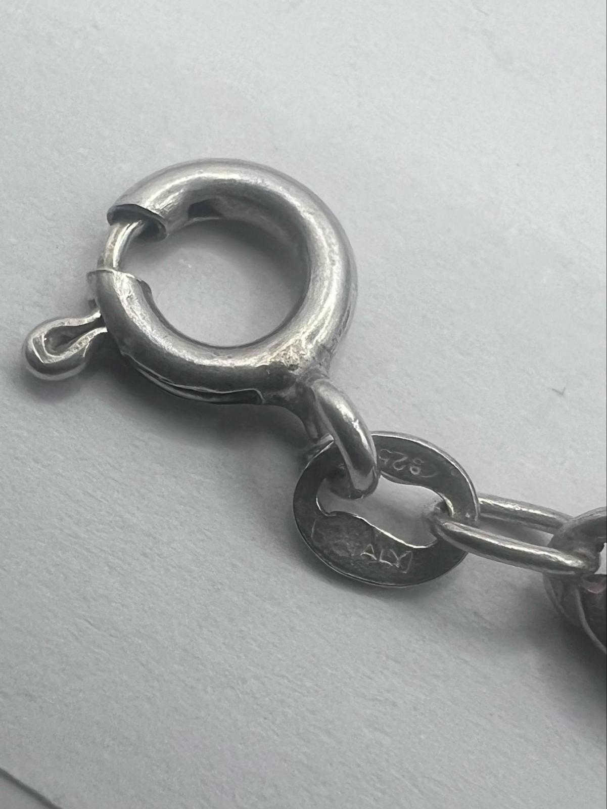 Quality 925 Sterling Silver Rope Necklace - 15.12 Grams - 18"