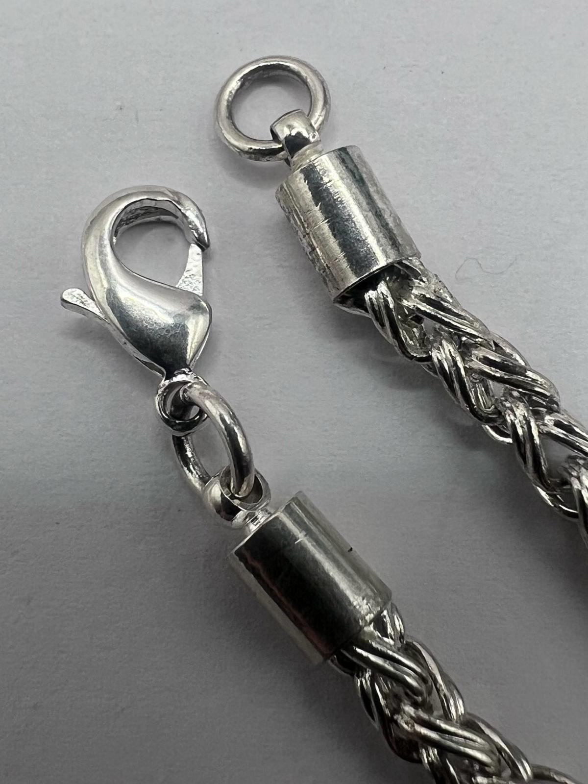 Quality 925 Sterling Silver Fancy Link Bracelet - 7.34 Grams - 8"