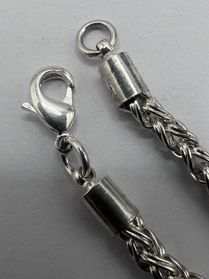 Quality 925 Sterling Silver Fancy Link Bracelet - 7.34 Grams - 8"