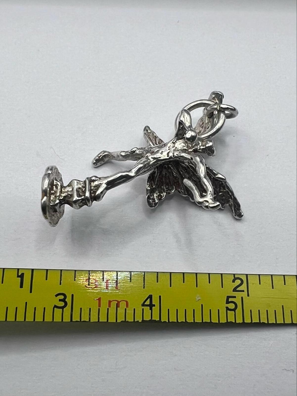 Quality 925 Sterling Silver Angel Charm - 2.76 Grams