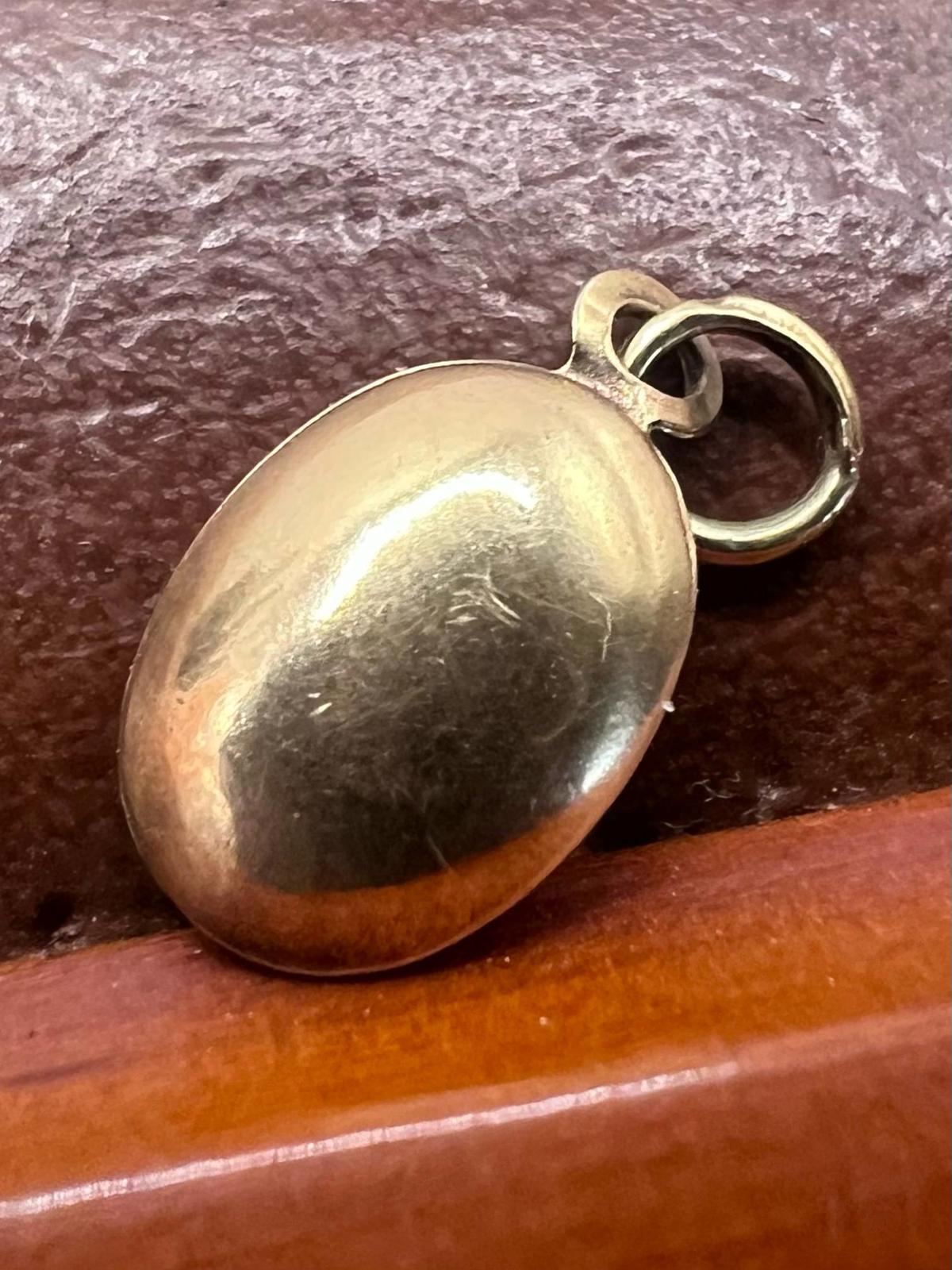 Vintage 9ct Yellow Gold Coffee Bean Charm - 0.48 Grams